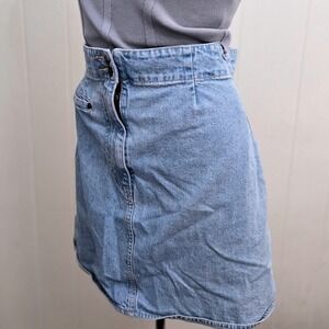Pepe Jeans London Denim Skirt‎ Size XS  Light Wash Mini A Line Cotton Vintage